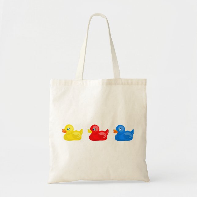 Bolsa Tote Patos de borracha (Frente)