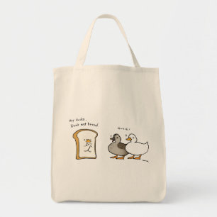 Bolsa Tote patos não comem pão