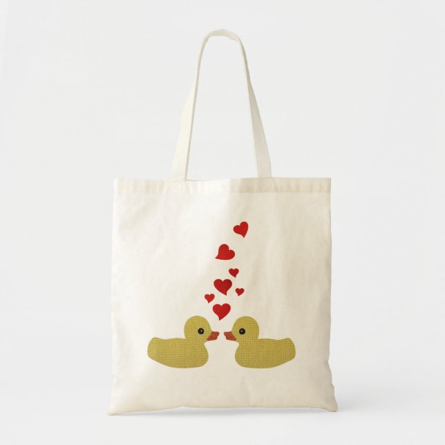 Bolsa Tote Patos no amor (Frente)