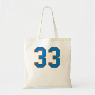 Bolsa Tote Patrick Ewing Knicks 33 Blue com Outline Laranja