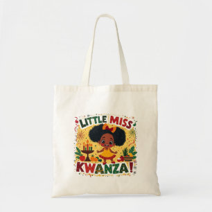 Bolsa Tote Patrimônio Afro Americano Kwanaz da Menina Kwanza