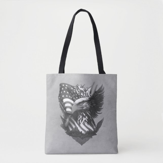 Bolsa Tote Patriotic Appreciation Thank You Military Veterans (Frente)