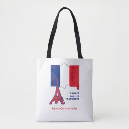 Bolsa Tote Patriotic French Flag BASTILLE DAY