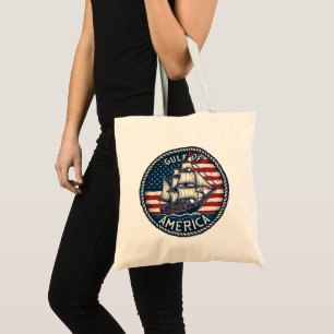 Bolsa Tote Patriótico Do Golfo Da América Dos Eua