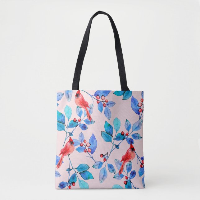 Bolsa Tote pattern background abstract red kaleidoscope desig (Frente)