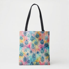 Bolsa Tote Pattern Tie Dye Palms