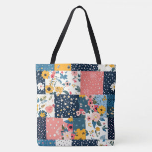 Bolsa Tote Patterno Floral Vintage (4)