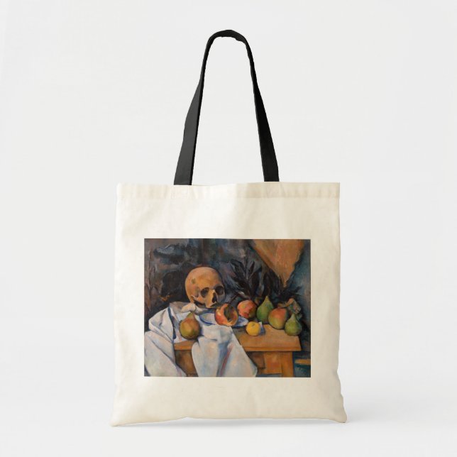 Bolsa Tote Paul Cezanne - A Vida Estática com o Crânio (Frente)