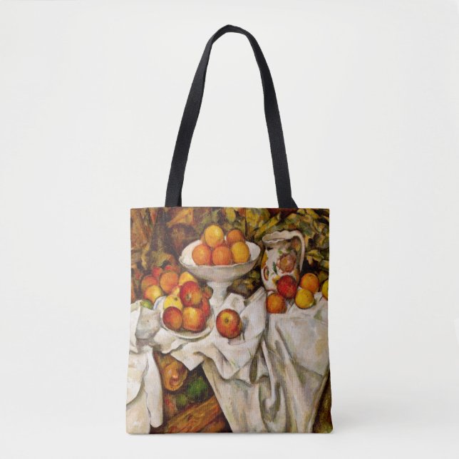 Bolsa Tote Paul Cezanne Apple Orangismo Impressionismo (Frente)