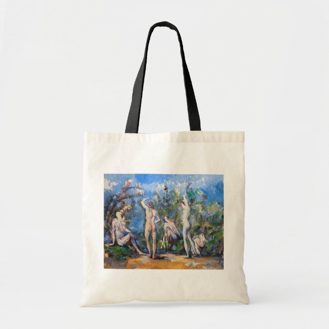 Bolsa Tote Paul Cezanne - Cinco Banhistas (Frente)