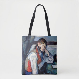 Bolsa Tote Paul Cezanne - Menino com Colete Vermelho