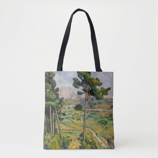 Bolsa Tote Paul Cezanne - Mont Sainte-Victoire e Viaduto (Frente)