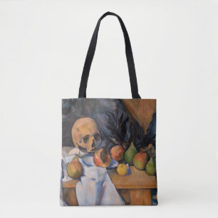 Bolsa Tote Paul Cezanne - Natureza Morta com Caveira