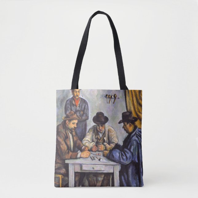 Bolsa Tote Paul Cezanne - Os Jogadores De Cartão (Frente)