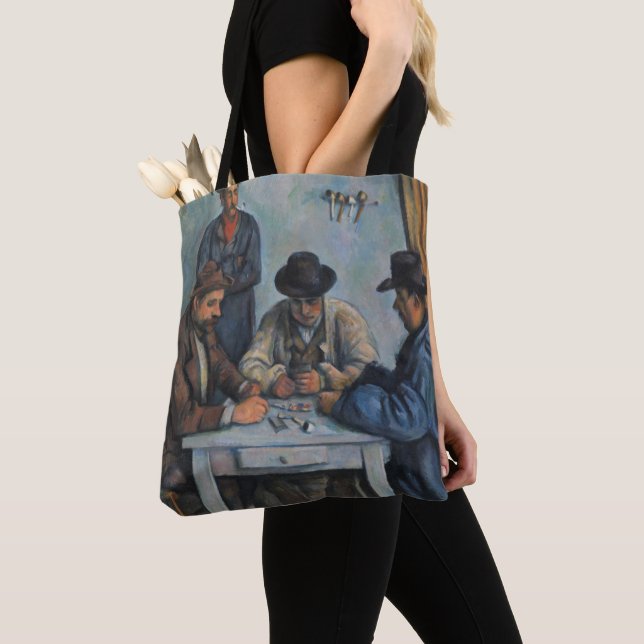 Bolsa Tote Paul Cezanne | os jogadores de cartão (Close Up)