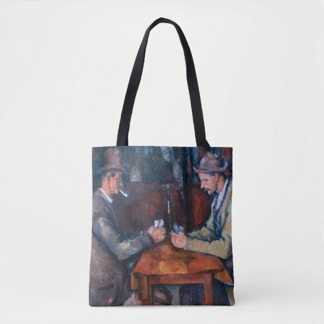 Bolsa Tote Paul Cezanne - Os Jogadores De Cartão (Frente)