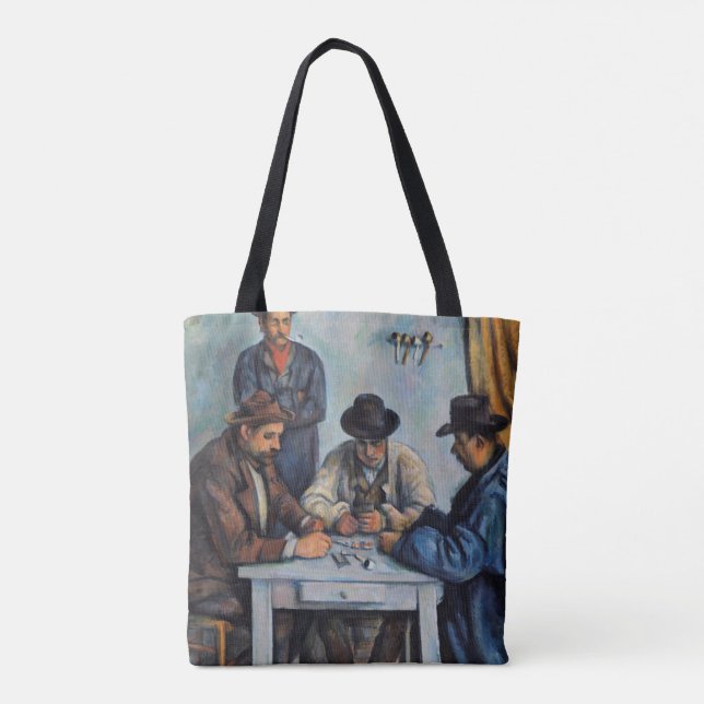 Bolsa Tote Paul Cezanne - Os Jogadores De Cartão (Verso)