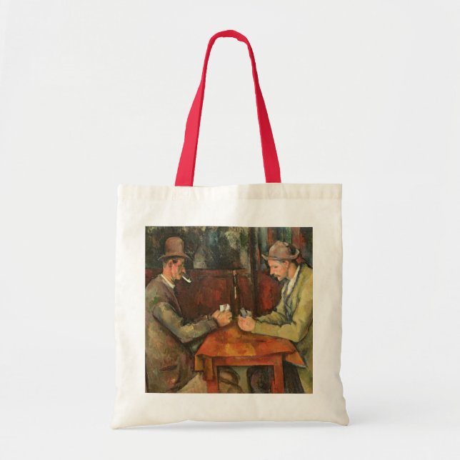 Bolsa Tote Paul Cezanne | os jogadores de cartão, 1893-96 (Frente)