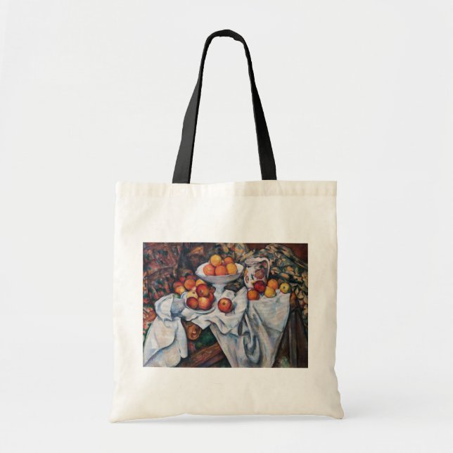 Bolsa Tote Paul Cezanne - Vida Estática, Maçãs e Laranjas (Frente)