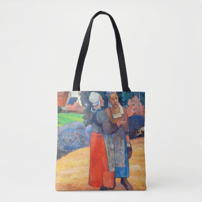 Bolsa Tote Paul Gauguin - Camponesas Bretãs (Frente)