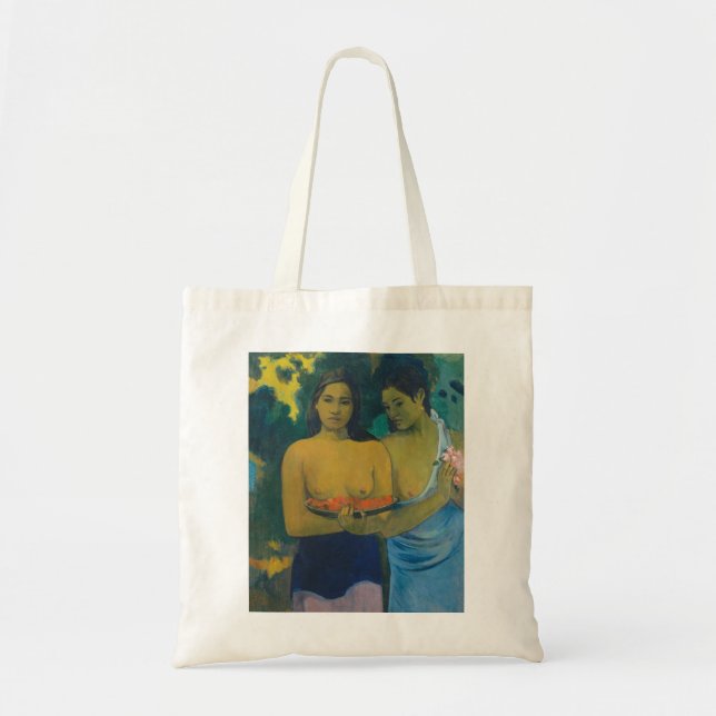Bolsa Tote Paul Gauguin - Duas Mulheres Tahitianas (Frente)