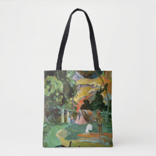 Bolsa Tote Paul Gauguin   Matamoe ou, paisagem com pavões