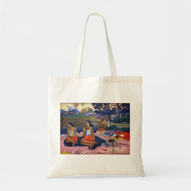 Bolsa Tote Paul Gauguin - Primavera sagrado, sonhos doces (Frente)