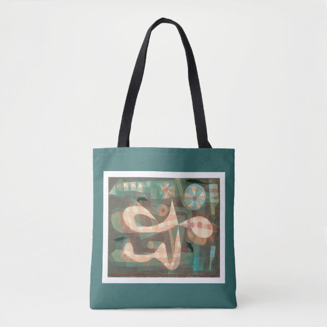 Bolsa Tote Paul Klee - soga farpada com sacola dos ratos (Frente)