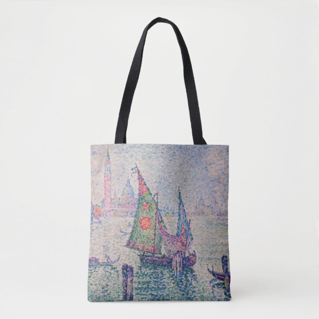 Bolsa Tote Paul Signac - A vela verde (Frente)