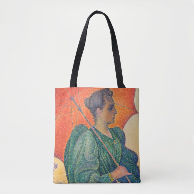 Bolsa Tote Paul Signac - Mulher com Parasol (Frente)