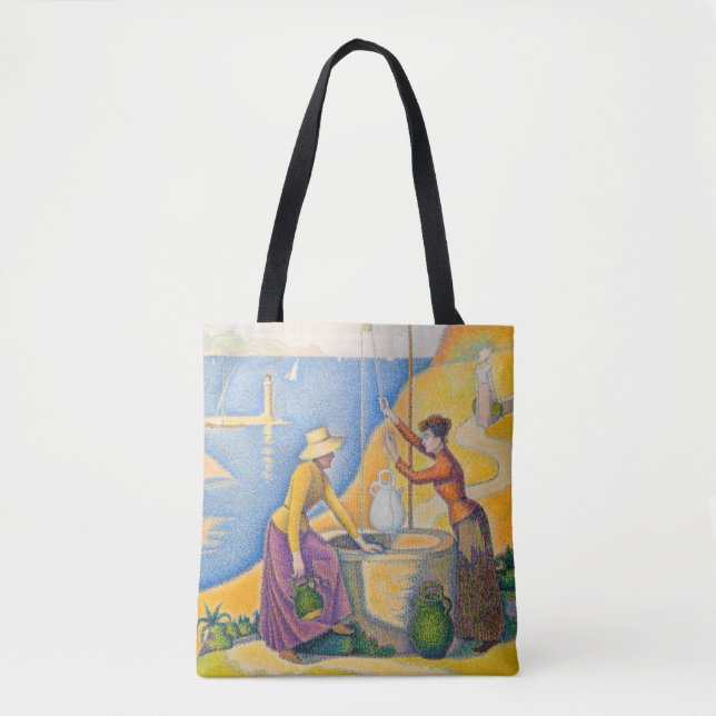 Bolsa Tote Paul Signac - Mulheres ao Poço (Frente)