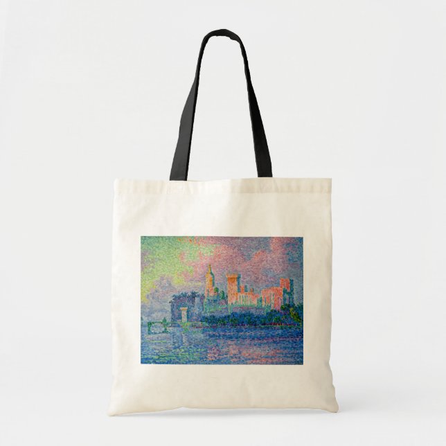 Bolsa Tote Paul Signac - O Palácio Papal, Avinhão (Frente)