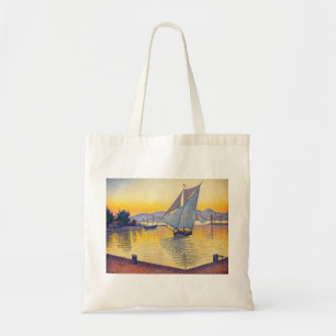 Bolsa Tote Paul Signac - O Porto ao Pôr-do-Sol, Opus 236