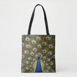Bolsa Tote Pavão Azul
