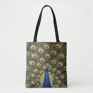 Bolsa Tote Pavão Azul