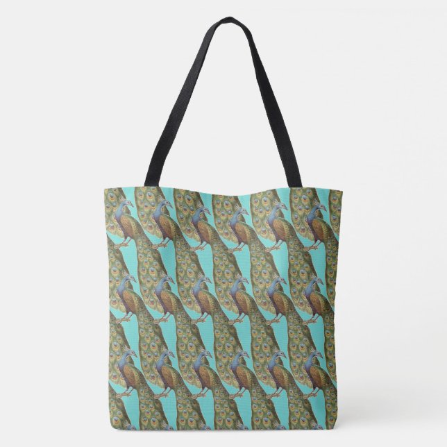Bolsa Tote Pavão Vintage (Verso)
