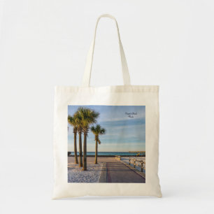Bolsa Tote Paved Walkway to Pensacola Beach Tote Bag