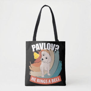 Bolsa Tote Pavlov Ele Canta Um Celular - Cachorro de Pavlov