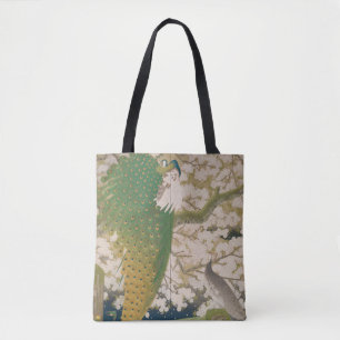 Bolsa Tote Pavões e árvore de cereja (1925)