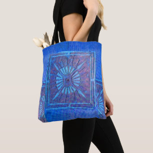 Bolsa Tote PAWNEE MORNING STAR, Blue Tot Bag