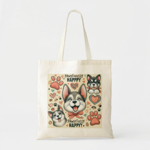 Bolsa Tote Pawsily Happy