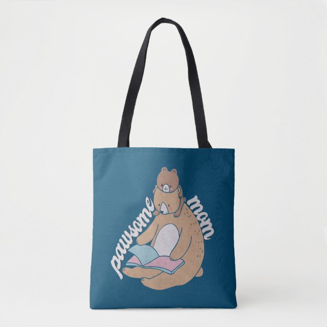 Bolsa Tote Pawsome Mãe (Frente)