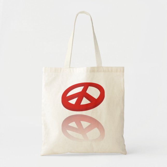 Bolsa Tote Paz 3D / reflexões (Frente)