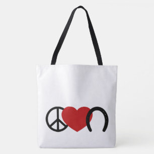 Bolsa Tote Paz-Amor-Hoof