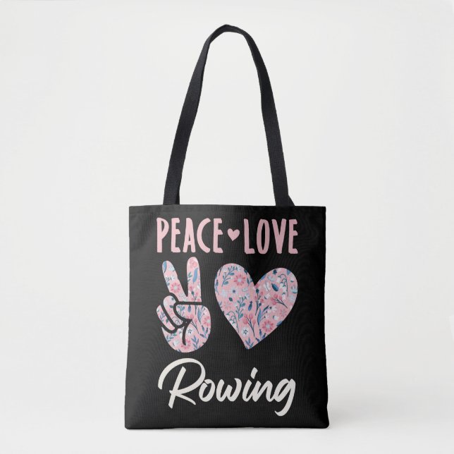 Bolsa Tote Paz Amor Removendo (Frente)