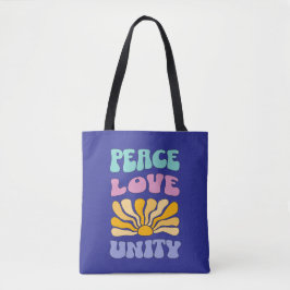 Bolsa Tote Paz e Amor Unidade