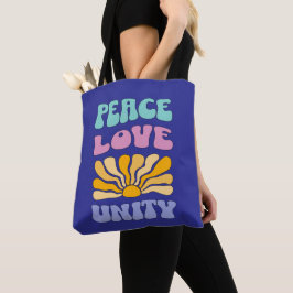 Bolsa Tote Paz e Amor Unidade