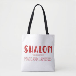 Bolsa Tote Paz E Felicidade SHALOM