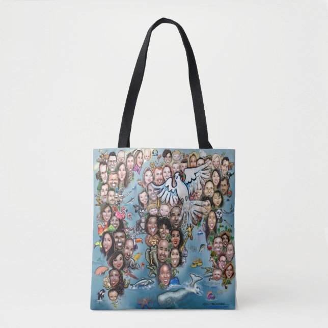 Bolsa Tote Paz Global (Frente)