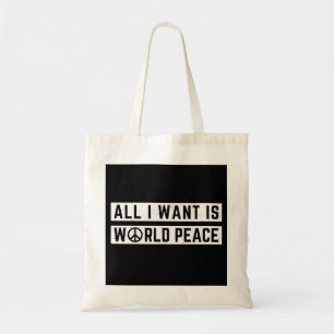 Bolsa Tote Paz Mundial